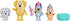 Bluey Figure 4-Pack - Pass The Parcel Character Figures with Accessories, 2.5-3 inch