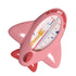 Infant Bath Thermometer, Lovely Airplane Shape Baby Bath Water Temperature Thermometer Multifunctional