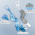 4 Pack Dummy Pacifier Holder Clips for Boys, Clips Boys with Adapters, Silicone Binky Clips for Baby Teething Toys Baby