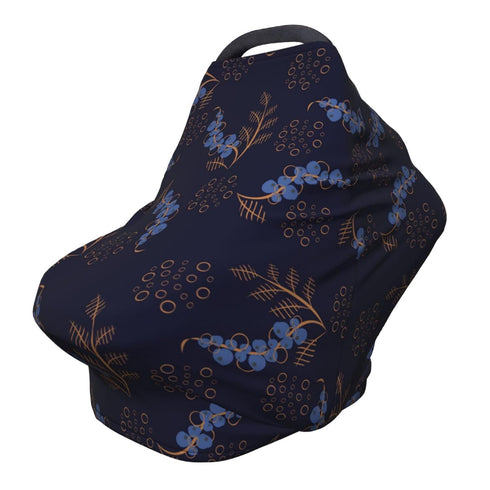 Schgap Floral Doodle Car Seat Cover for Baby Nursing Cover Breastfeeding Baby Carrier