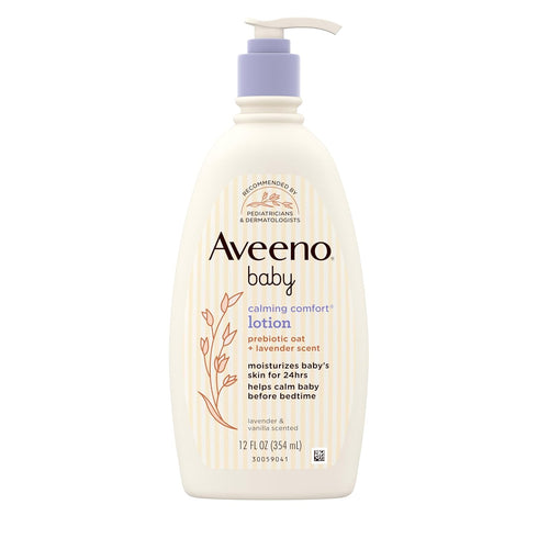Aveeno Baby Calming Comfort Moisturizing Body Lotion with Relaxing Lavender & Vanilla