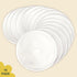 Pack 14 Nintara Baby Reusable Nursing Pads Soft & Absorbent Breast Pads, Bamboo Viscose Blend, Contoured Fit