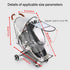 Universal Stroller Rain Cover, Waterproof Dustproof Accessory for Babies, Winter Windproof and Snowproof