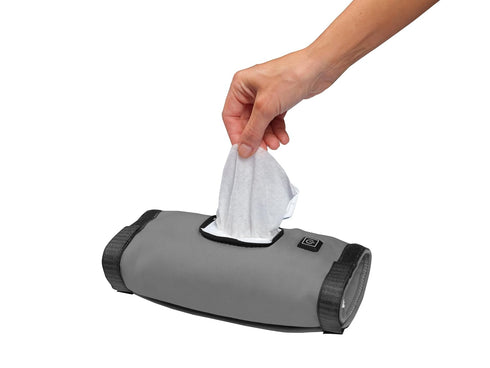 Settings Jokari Adjustable Portable Baby Wipes Warmer Wrap. USB Rechargeable Multiple Heat for Gentle Warmth. On the Go