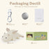 10 AVEKI Cream Dragon Night Light, Cute Baby Dragon Lamp Gifts for Kids, Modes Adjustable Soft Silicone Baby Night