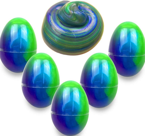 Anditoy 5 Pack Slime Eggs, Stress Relief Toys for Kids Boys Girls Easter Basket Stuffers Gifts Party Favors