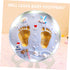 UPKOCH Footprint Keepsake Kit Newborn Footprint Mold for Cherishing Memories Lightweight Portable Design Safe Easy