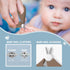 6-in-1 Set, Baby Grooming Natural Wooden Hairbrush and Comb, Nail Clippers,Nail Scissors, Nail File and Tweezers