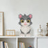 MIKIJOYS 3D 3000PCS RQ8888 Cat Building Blocks with Organizer Bins | Grey | Micro Animal Building Blocks | | Gift