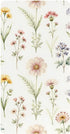 CZXW Botanical Floral Pattern Crib Sheets Fitted 52" x 28" Natural Cotton Soft