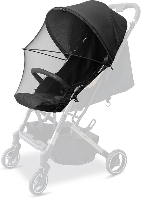 Cheermomo 2-in-1 Stroller Cover, Baby Mosquito Net for Stroller with Sun Shade, Stroller