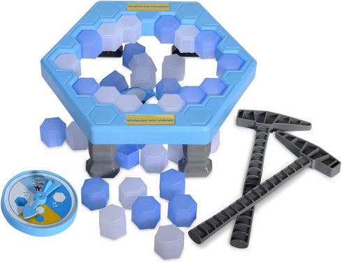 SS Save Penguin On Ice Game - Penguin Trap Break Ice, Family Party Ice Breaking Kids Puzzle Table Knock Block