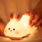 Ocegaoem Bunny Night Light, Cute Silicone Rabbit Lamp, Dimmable LED Nursery Nightlight, Rechargeable