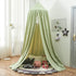 Bunnikins & Clover Bed Canopy for Girls Boys Bedroom Decor, Round Dome Mosquito Net for Baby Crib, Nook Castle Game