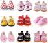 TOYYSB 6 14.5 Inch 100% Pairs Doll Shoes Fits Doll American Wellie Wishers Dolls Get Boots Doll Accessories