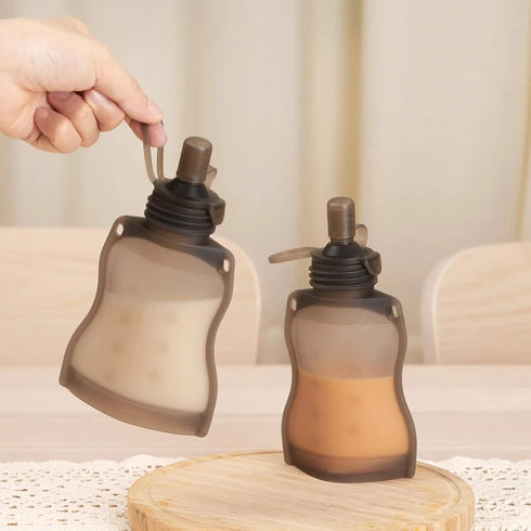 Yummy Yummy haakaa Silicone Pouch Sippy Spout, Adaptor Compatible haakaa Pouches and Milk Storage Bags,Not Compatible