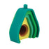 Nuby Soft Silicone Stackable Avocado Interactive Toy for Early Development, Suitable for 12+ Months