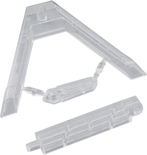 MY MIRONEY Clear Action Figure Display, 5Pcs Flexible Action Base Holder for 1/144 SD BB Gundam Figure Models