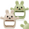 CAHILON Easter 2 Pack Baby Teething Toys for 3-6 6-12 Months, Soft Silicone
