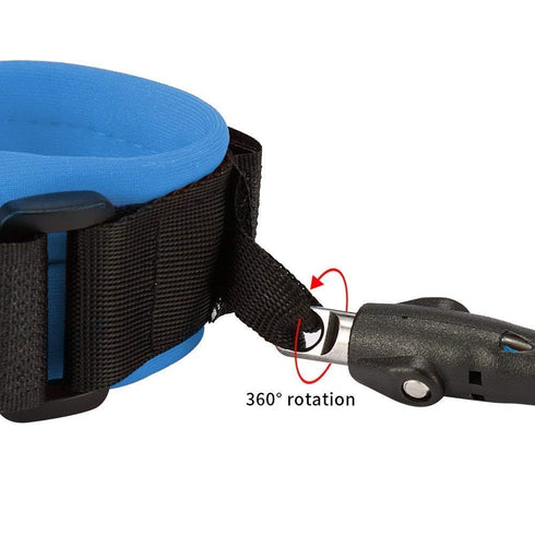 Anti Lost Safety Wrist Link, Child Safety Harness Strap, Rope Leash, Walking Hand Belt Band, 1.5m Blue Wristband