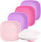 Re-Play Toddler Plates - 22 Oz. Deep-Walled Flat Kids Plates - Dishwasher