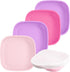 Re-Play Toddler Plates - 22 Oz. Deep-Walled Flat Kids Plates - Dishwasher