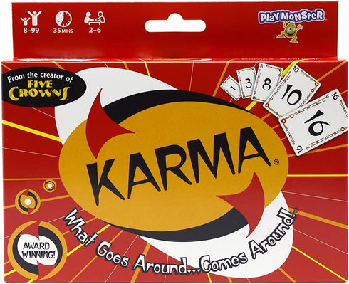 PlayMonster Card Games Set of 3: Five Crowns, Karma, Quiddler