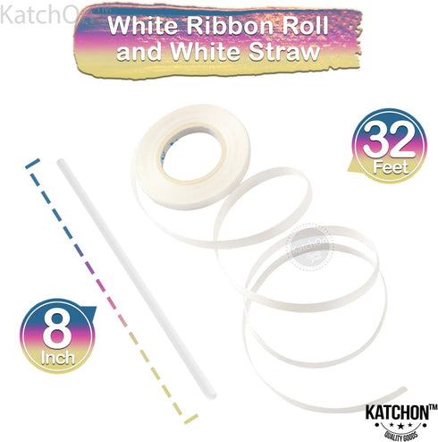 KatchOn Giant Rainbow 5 Balloon Number, 40 Inch, Number 5 Balloons for 5th Birthday Tie Dye Decorations