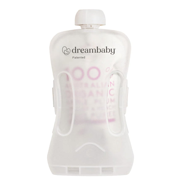 Dreambaby Pouch Pal Self-Feeding Baby Food Pouch Holder, No Squeeze, No Spill, Reusable Container for Weaning