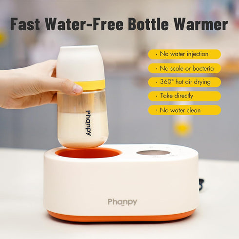 12-in-1 Phanpy Water-Free Bottle Warmer, Multifuntion Fast Baby Bottle Warmer for Breastmilk, Bottle Warmer for Travel