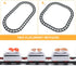 Playset, Toys: Plastic for Dining Table, Interactive Rotating Railway Electric Track for Under Christmas Tree - Perfect