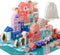 Wooden Building Blocks Set - City Construction Stacker Educational Toys for Toddler Gifts, 3+ Year Old