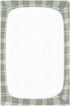 CHUROUSY 27x39 Inch Sage Green Buffalo Plaid Crib Sheets for Boys Girl Rustic Green Grey Gingham Checkered Print