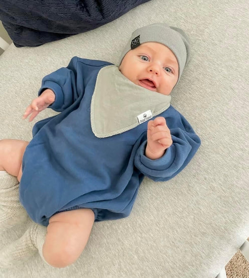 100% DiaperSquad's Organic Cotton Baby Drool Bibs, Super Absorbent & Adjustable Baby Bibs for Drooling and Teething