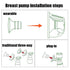 Tizuqe Compact Breast Pumps Flange Converter Versatile Breast Pumps Shield Adapter Easy to Use Silicone Breast Pumps