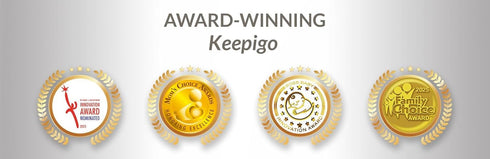 keepigo 6 72 Compostable Disposable Diaper Bags | Rolls, Leak-Proof, XL Biodegradable Baby Poop Bags | Eco-Friendly