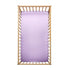 Pro Goleem Satin Soft Crib Sheet for Baby with Sensitive Hair, Silky Lavender Fitted Cover 52’’x28’’x8’’