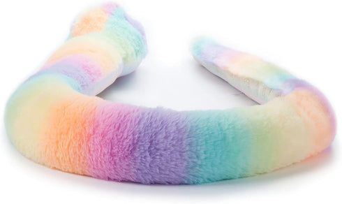 The Petting Zoo Snake Stuffed Animal Plushie, Ombrez Rainbow Snake Plush Toy, 54 inches