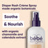 Bébé Bottoms Baby Diaper Rash Cream Spray, No-Rub Touch Free Application, 50 ml