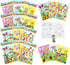 TINYMILLS Butterfly Spring Insect Coloring Books with Crayons Party Favors with 12