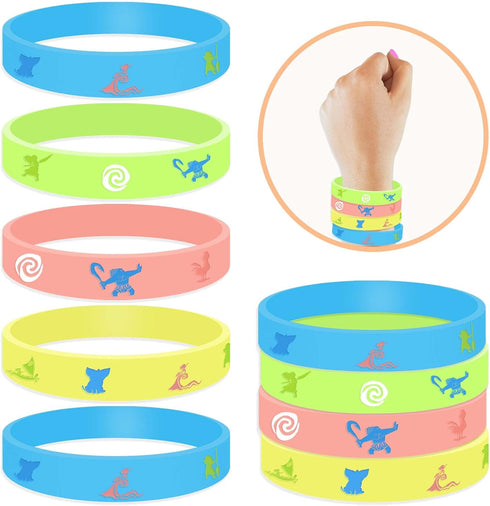 Non-Candy Island Princess Theme Party Favors, 20 Wristbands
