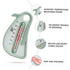 HAKIDZEL Bath Thermometer Penguin Shaped Water Temperature Measurement Tool Random Color