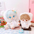 niannyyhouse Plush Doll Clothes - Hoodie Pants Milk Bear Outfit Accessories for 10cm~15cm Dolls