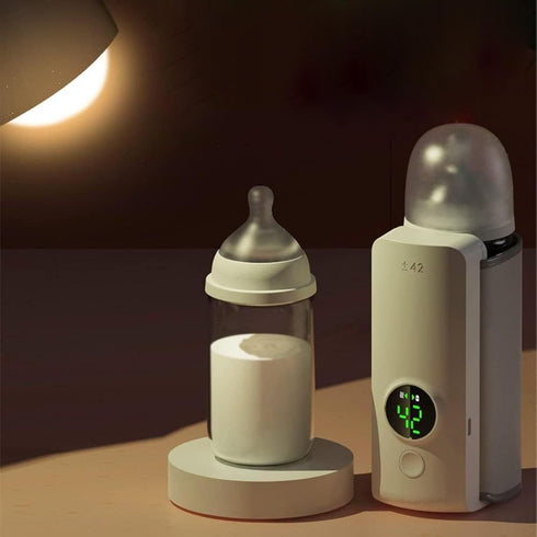 Nurnesy Breastmilk Fast Heating Bottle Warmer - USB Rechargeable Portable Baby Feeding Tool