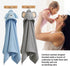 Made by Kalos Kalos Hooded Baby Towels for Newborn - Cotton Blend Large Baby Bath Towels with Hood for Boys, Girls