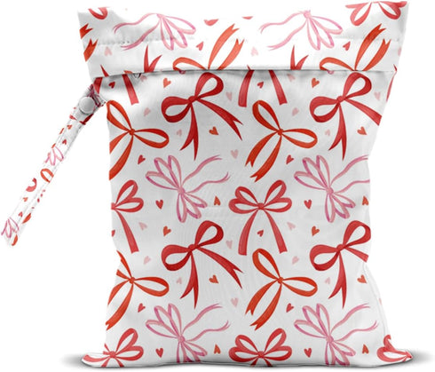 zcyxuuw Wet Bag, Wet Dry Bag, Swimsuit Bags, Beach Essentials, Red Bow Decor