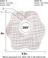 Muslin Baby Drooling Bibs Unisex Soft & Absorbent Multi-Layer Baby Bibs for Drooling and Teething Boys Girls