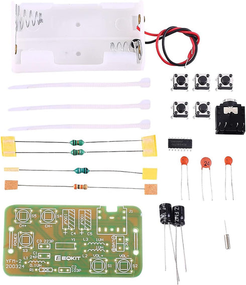 DIY Radio Kit, Icstation FM Radio Kit, Soldering Project Radio Module for STEM Labs Physics Science