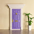 iLAND Dollhouse Door 1:12 Scale - Miniature Door with Handle & Knocker (Neoclassical Mini Door)