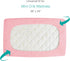 2 Pack 38" 24" Mini Crib Mattress Protector Sheets Fitted Waterproof Mini Crib Mattress Protector Pad Cover Pink